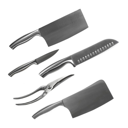 Набор ножей с подставкой Xiaomi Huo Hou HU0014 (4 ножа, ножницы)